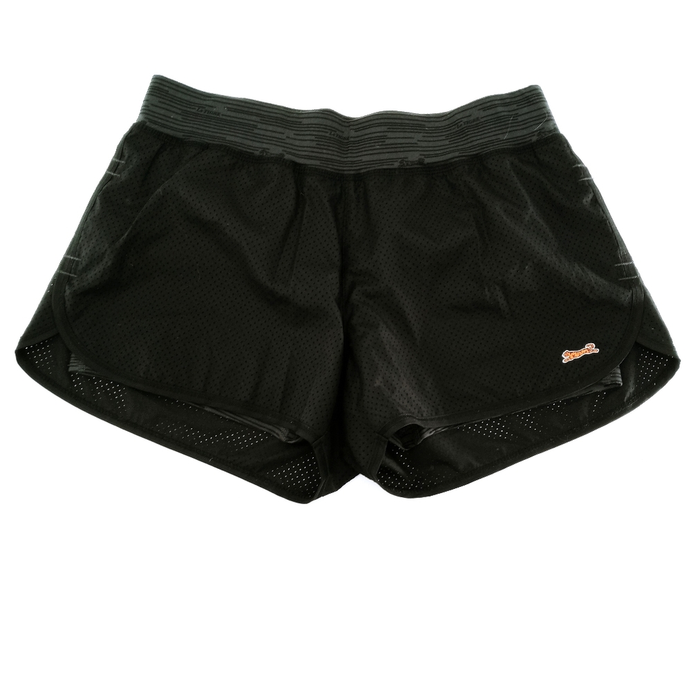 Le‎ Tiger Black Mesh Lined Shorty Shorts